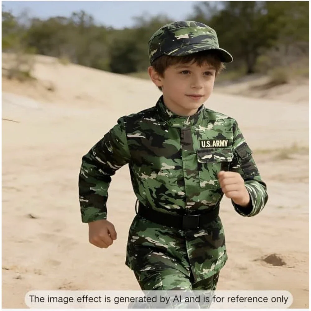Army Costume for Kids Camo Trooper Soldier Special Forces Costume
